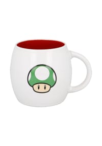 COFI - Super Mario Kaffeetasse 380 ml mit Geschenkverpackung 13 oz - Weiß 9x9x9 cm