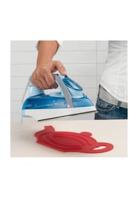brabantia - Bügelpad/Bügeleisenuntersetzer, Teekannen-Form, Rot - 