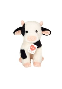HERMANN Teddy COLLECTION® - Plüsch Kuscheltier Kuh "Smilla", 25 cm - SCHWARZ/WEIß