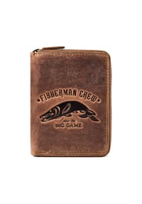 GREEN BURRY Hecht - Hecht Geldbörse Leder 10 cm - brown