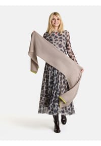 LIEBLINGSSTÜCK - Damen Strickschal aus Woll-Kaschmir-Mix - 130-beige
