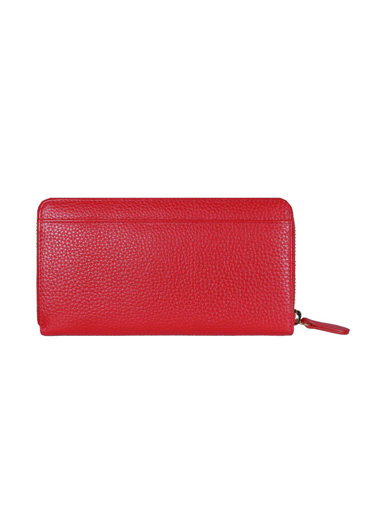 Braun BÜFfel LangböRse, Rindsleder, Rfid-Schutz, FüR Damen, Rot, 99