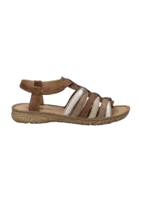 Seibel - Spirit of Nature Schaftsandalen "Ivy 02", Leder, für Damen - 352 CASTAGNE-MULT