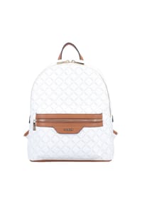 L.CREDI FILIBERTA - Rucksack, Emblem, Logo-Print, für Damen - BRAUN
