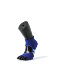 MUNADUNA - Yoga-/Pilates-Zehensocken – offene Zehen & offener Spann Zehensocken,PVC-Noppen,Stabilisierend - Blau