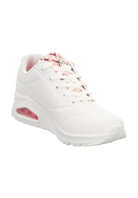 SKECHERS® - Skechers x JGoldcrown: Uno Sneaker "Spread the love", Herz-Design, für Damen - WHITE