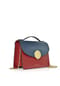 LePARMENTIER PARIS New Ondina Color Block Flap Top Satchel Bag Bild 2