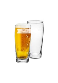 VAN WELL - Willi Becher geeicht 0,4 l 120er Set transparent - transparent