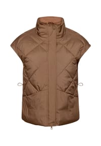 BETTY BARCLAY - Steppjacke mit Stehkragen - Dark Coffee