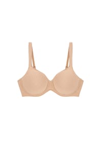TRIUMPH - Bügel-BH "Modern Soft+Cotton", ungepolstert, Komfortbügel, Samt, Damen - 0004 BLACK