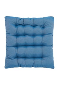 GALERIA home - Sitzkissen, 16-Punkt-Steppung Benno - BLAU
