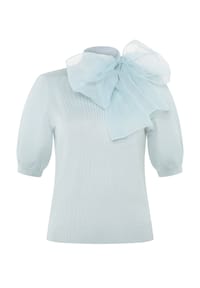 zero - Pullover mit Schleife - Bridal Rose