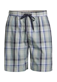 MANGUUN - Schlafanzug-Hose, Baumwolle, Eingrifftaschen, für Herren - MARINE-ROT