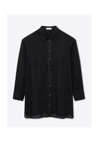 sheego - Hemdbluse - ecru-gestreift