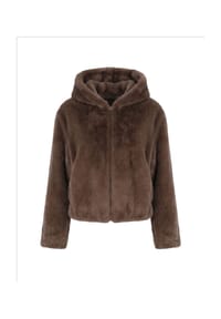 BLONDE NO.8 - Jacke LUISA mit Kapuze - BROWN