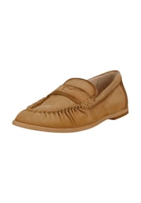 Felmini - Veloursleder Slipper - Dunkelbeige