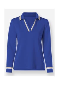 Witt - Poloshirt - limone-sand-gemustert