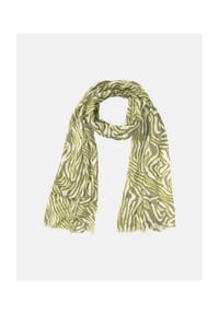 olsen - Schal mit vollflächigem Zebra-Print - Dark Khaki