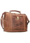 GREEN BURRY Vintage Vintage Handtasche Leder 32 cm Bild 2