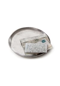 LOBERON Tablett Boon antiksilber - Tabletts - antiksilber
