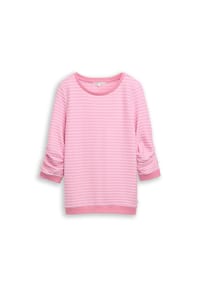 DENIM TOM TAILOR - Sweatshirt, Raffung, für Damen - 40012 GREEN