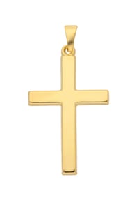 Adelia's - Damen Gold Schmuck 333 Gold Kreuz Anhänger - gold