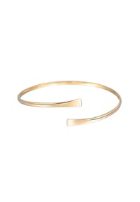 elli. - Armband Armreif Offen Elegant 925 Silber - Gold