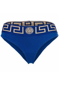 VERSACE - Damen Slip - TOPEKA, Unterwäsche, Organic Cotton, Bi-Stretch - Blau