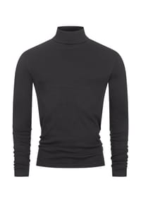 INDICODE - Langarmshirt Rollkragen Eagon - Army