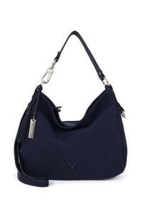 SURI FREY ROMY - Schultertasche, Kunstleder, Anhänger, uni, für Damen - 100 BLACK