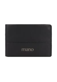 mano Don Romeo - Don Romeo Geldbörse RFID Leder 10,5 cm - schwarz