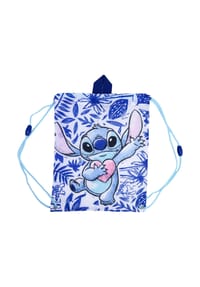 Disney - Lilo & Stitch Turnbeutel Lunchbag mit Regenbogenmotiv für Kinder mit K - 
