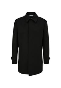 s.Oliver BLACK LABEL - Kurzmantel, Knopfleiste, für Herren - 9999  GREY/BLACK