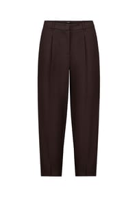 zero - Anzughose, Bügelfalte, für Damen - 7416 CHOCOLATE PL