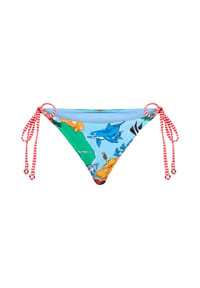SEAFOLLY - Bikini-Slip Viva Vacation, Schnürung, für Damen - POWDER BLUE