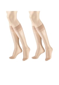 Hudson - Feinkniestrümpfe "Lilly Put 20", 2er-Pack, für Damen - 0005 BLACK