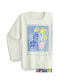 CALIDA - Kinder Pyjama Flowers - star white