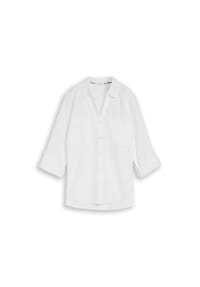 TOM TAILOR - Hemdbluse, Brusttaschen, für Damen - 20000 WHITE