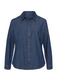 SIEH AN! - Jeansbluse - blue-stone-washed