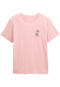 TOM TAILOR - T-Shirt Kurzarmshirt - rosa