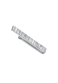 KUZZOÍ - Krawattennadel Organic Struktur Modisch Trend 925 Silber - Gold