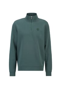 19V69 ITALIA - Half-Zip Pullover ORAZIO DS - Tartan Green