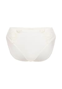CONTURELLE felina - Provence Midislip, floral, Stickerei, für Damen - 03 WEISS