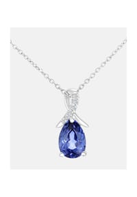 Diamant L'eternel - Kette mit Anhänger, mit Diamant, 375 Weißgold - white gold
