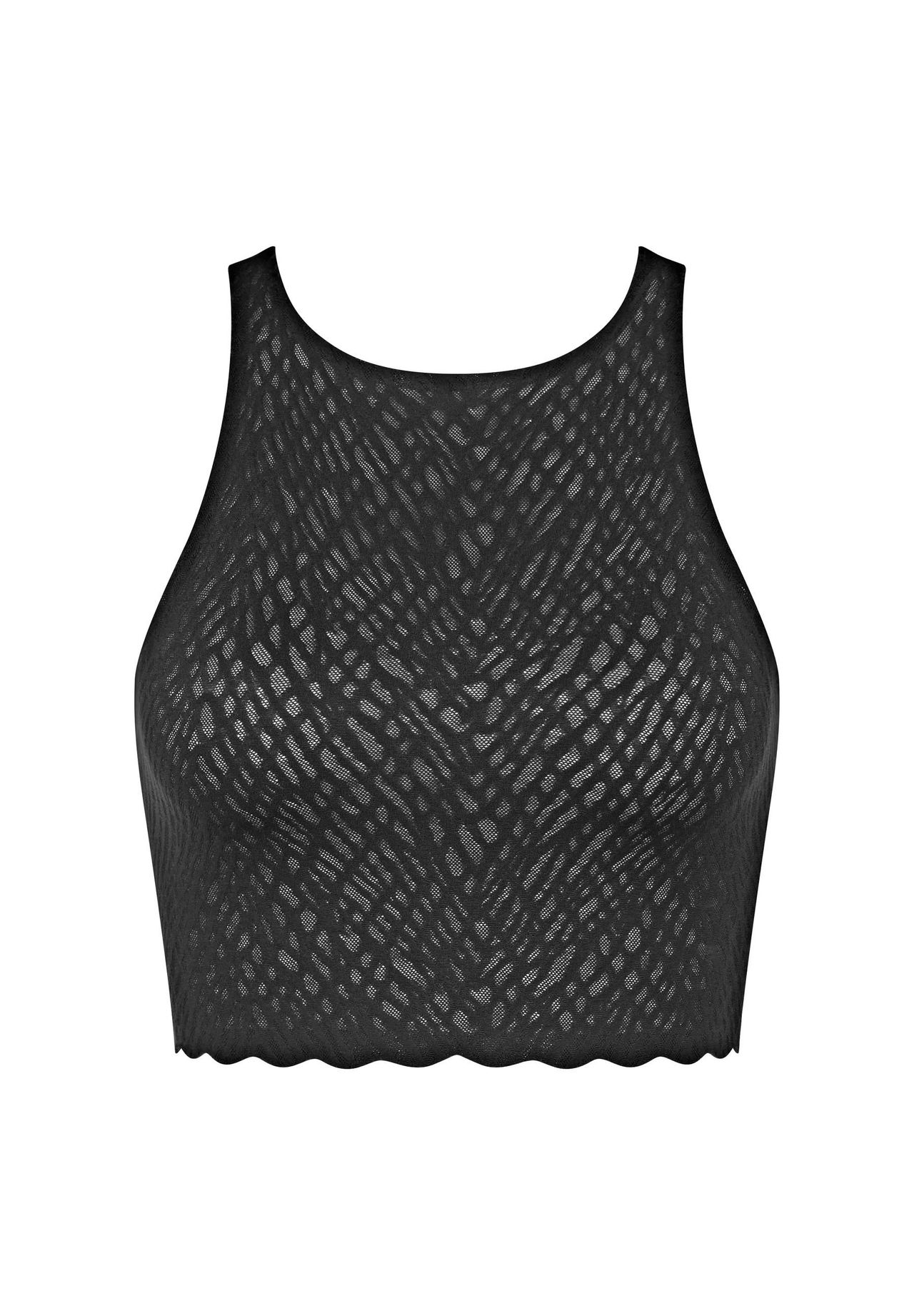 Sloggi Zero Feel Bliss Bustier-Top, Nahtlos, Atmungsaktiv, FüR Damen, Schwarz, L