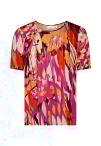 elanza - Shirt Blurred - pink/orange