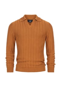 JEFF - Strickpullover JFTruman polo knit - Monk's Robe
