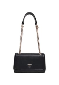 GUESS NOELLE - Schultertasche, Ketten-Details, für Damen - BLABLACK