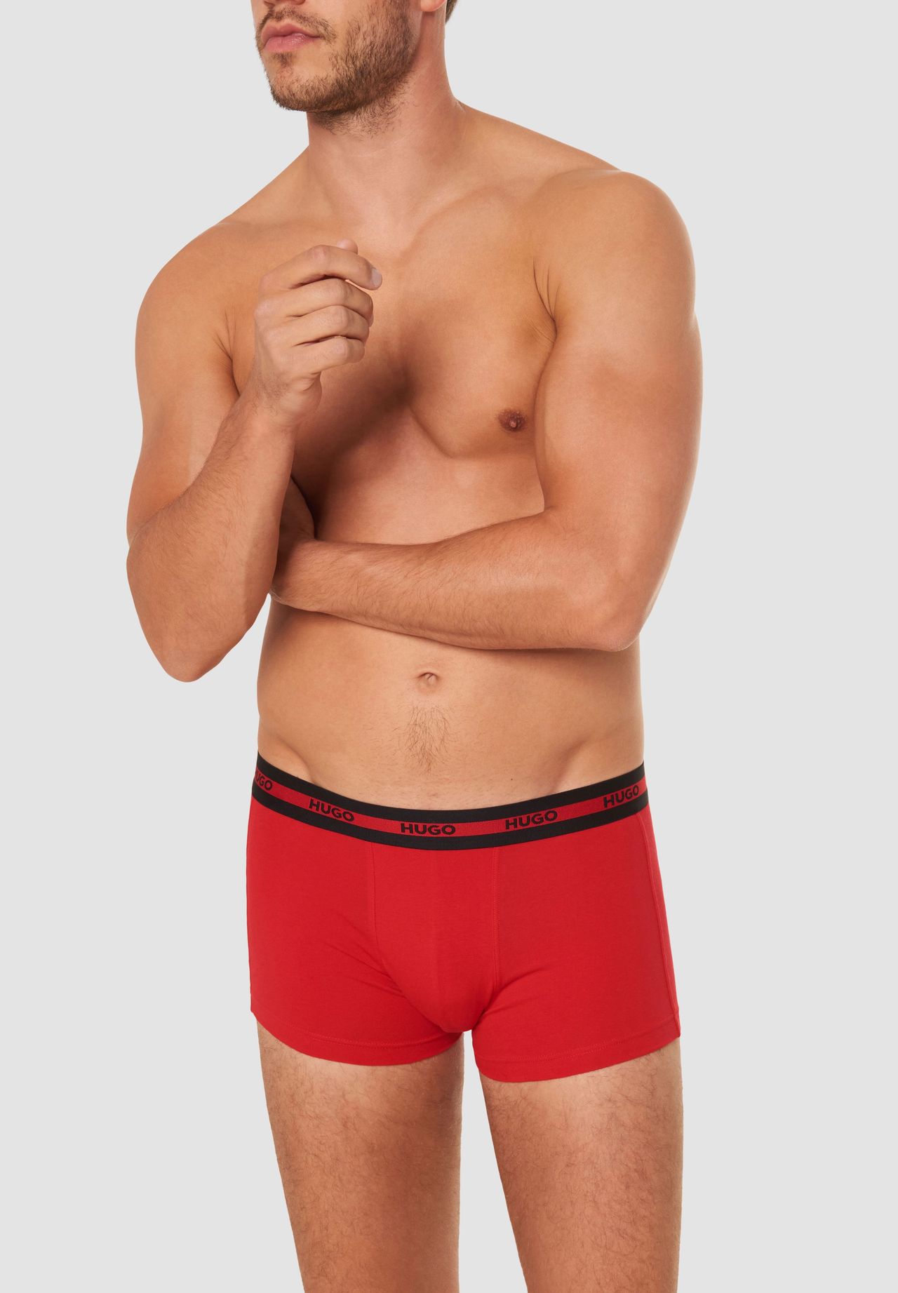 Hugo Pants, 3Er-Pack, FüR Herren, Rot|Schwarz|Weiß, M