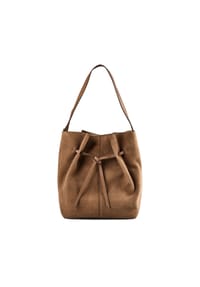 Marc O'Polo Simy - Simy Schultertasche Leder 30 cm - pure camel